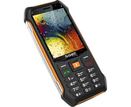 Мобильный телефон Sigma X-style 323 RAIN Black-Orange (4827798885727), изображение 6