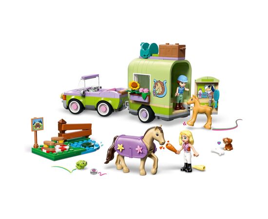 Конструктор LEGO Friends Прицеп для лошади и жеребенка (42695), изображение 3