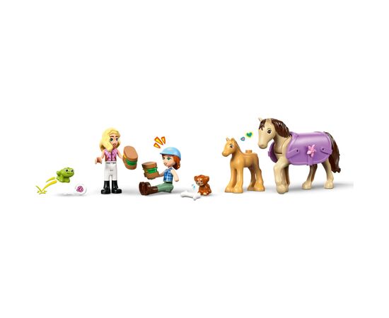 Конструктор LEGO Friends Прицеп для лошади и жеребенка (42695), изображение 4