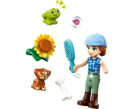 Конструктор LEGO Friends Прицеп для лошади и жеребенка (42695), изображение 7