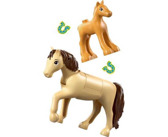 Конструктор LEGO Friends Прицеп для лошади и жеребенка (42695), изображение 8