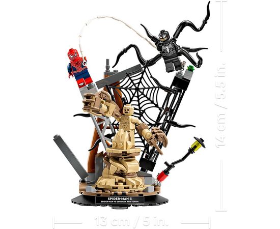 Конструктор LEGO Super Heroes Легендарное сражение: Человек-паук vs. Песчаный человек (76334), изображение 3