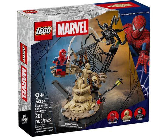 Конструктор LEGO Super Heroes Легендарное сражение: Человек-паук vs. Песчаный человек (76334)