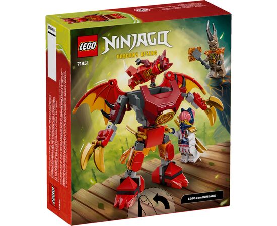 Конструктор LEGO Ninjago Боевой набор работа Дракона Кая (71851), изображение 4