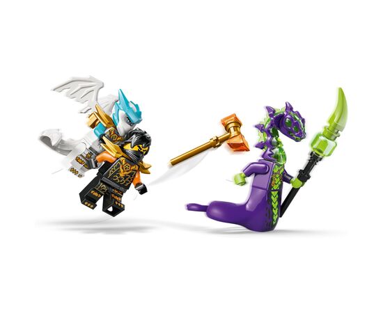Конструктор LEGO Ninjago Робот Коула для миссии и Дракон Зейн (71854), изображение 4