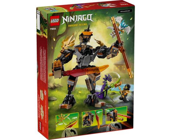 Конструктор LEGO Ninjago Робот Коула для миссии и Дракон Зейн (71854), изображение 7