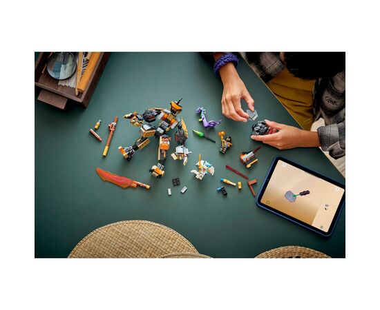 Конструктор LEGO Ninjago Робот Коула для миссии и Дракон Зейн (71854), изображение 8