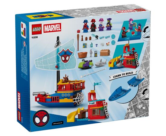 Конструктор LEGO Spidey Пиратский корабль команды Паука (11208-), изображение 7
