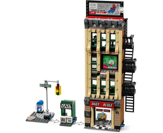 Конструктор LEGO Super Heroes Людина-павук проти Містеріо: Дейлі Б'юґл (76342), зображення 3