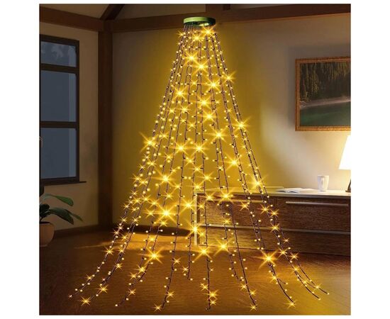 Гірлянда ColorWay Каскад LED 98 7 x 1.5 м 8 функцій (CW-G-98L71CU), зображення 6