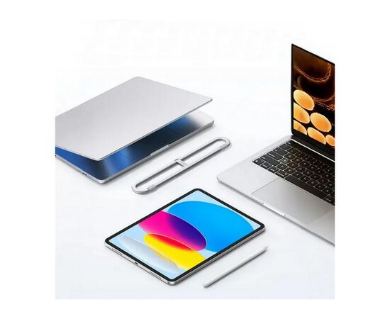 Подставка для ноутбука Ugreen LP846 Invisible Portable Desktop Laptop Stand 13-16" Silver (45415), изображение 3