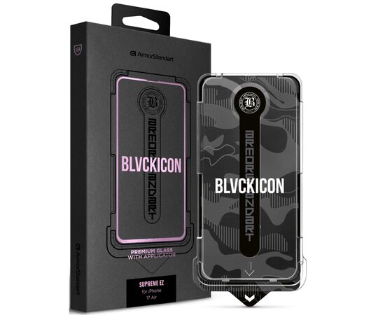 Стекло защитное Armorstandart Icon Supreme EZ iPhone 17 Air Black (ARM86409)