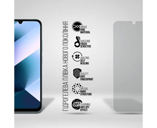 Плівка захисна Armorstandart hydrogel Anti-spy Xiaomi Poco C85 4G (ARM85450), зображення 2