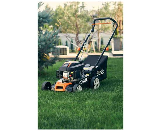 Газонокосилка SEQUOIA бензиновая, несамоходная, 2.0 кВт, 40 см, 25-75 мм, 45 л. (SPLM4000), изображение 10