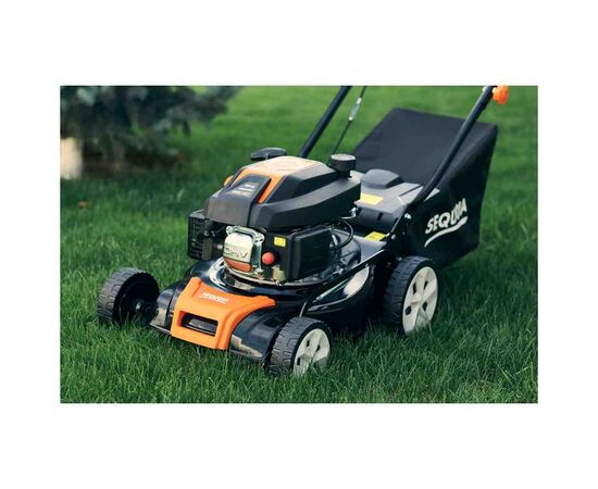 Газонокосилка SEQUOIA бензиновая, несамоходная, 2.0 кВт, 40 см, 25-75 мм, 45 л. (SPLM4000), изображение 11