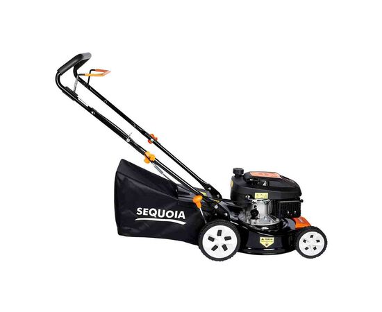 Газонокосилка SEQUOIA бензиновая, несамоходная, 2.0 кВт, 40 см, 25-75 мм, 45 л. (SPLM4000), изображение 5