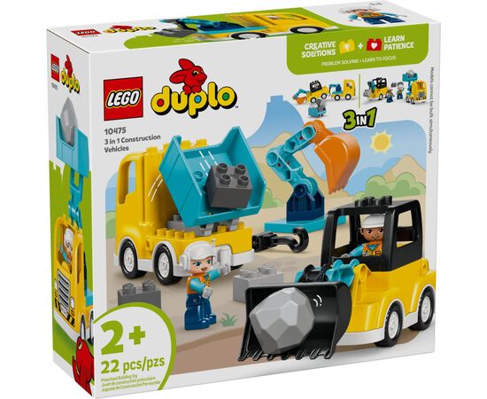 Конструктор LEGO DUPLO Town 3-в-1 Строительная техника (10475)