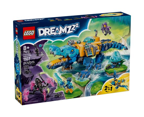 Конструктор LEGO DREAMZzz Подлодка-крокодил (71512)