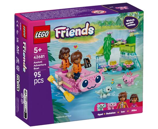 Конструктор LEGO Friends Приключенческая лодка «Аксолотль» (42681)