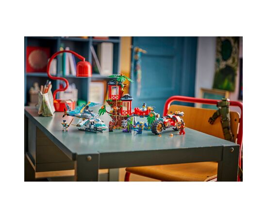 Конструктор LEGO Ninjago Автомобильная битва ниндзя у дома на дереве (71857), изображение 11