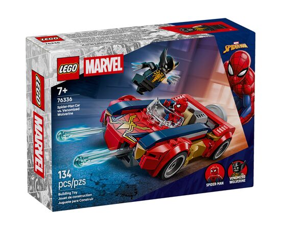 Конструктор LEGO Super Heroes Автомобиль Человека-паука vs. Отравленный Росомаха (76336)