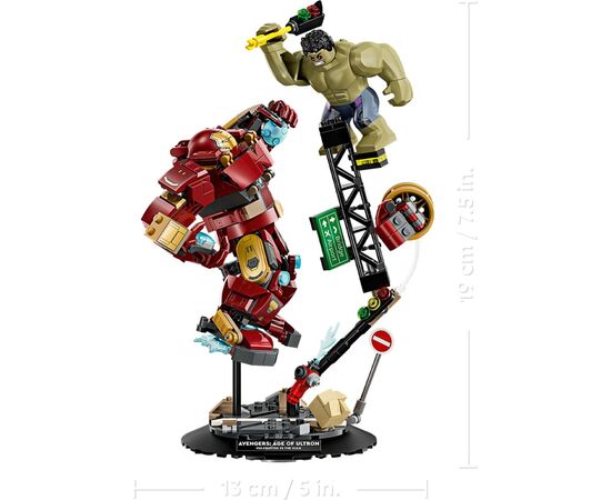 Конструктор LEGO Super Heroes Легендарное сражение: Халкбастер vs. Халк (76343), изображение 5