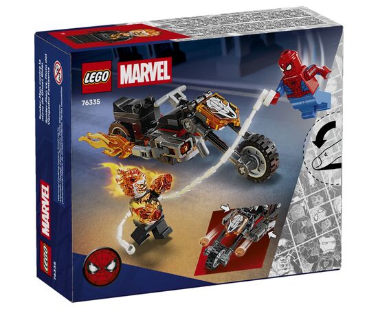 Конструктор LEGO Super Heroes Человек-паук vs. Призрачный всадник на мотоцикле (76335), изображение 6