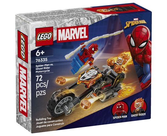 Конструктор LEGO Super Heroes Человек-паук vs. Призрачный всадник на мотоцикле (76335)