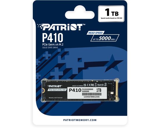 Накопитель SSD M.2 2280 1TB Patriot (P410P1TBM28H), изображение 4