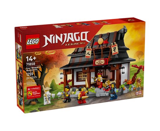 Конструктор LEGO Ninjago Кузнец «Четыре оружия». 15-я годовщина (71858)