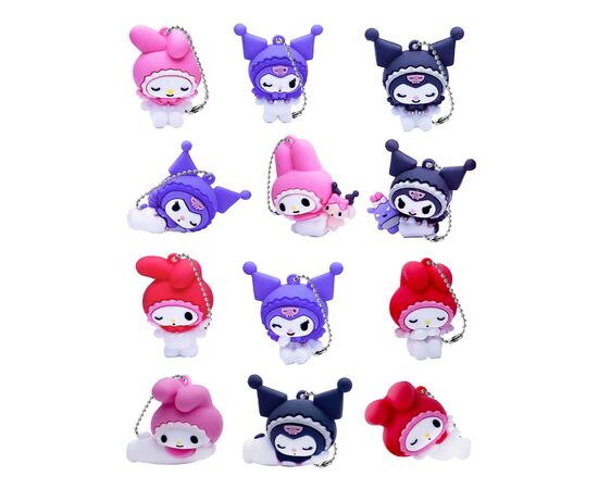 Фигурка Cool Things сюрприз на цепочке в шаре - Моя Мелоди и Куроме (HK024), изображение 2