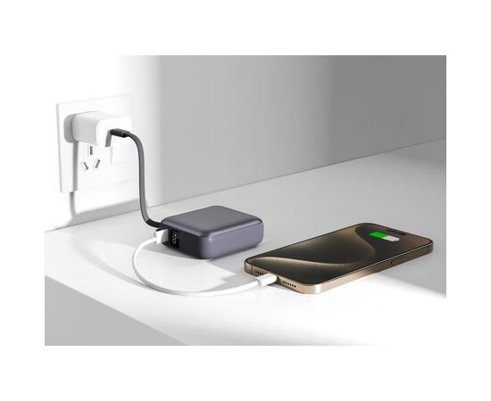 Батарея універсальна Vinga 10000 mAh 35W Display Cable (VPBB1035C), зображення 5