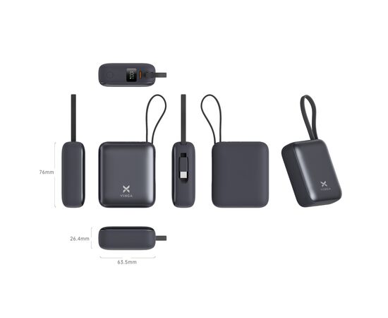 Батарея універсальна Vinga 10000 mAh 35W Display Cable (VPBB1035C), зображення 6