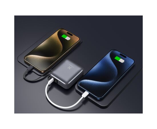 Батарея універсальна Vinga 10000 mAh 35W Display Cable (VPBB1035C), зображення 8