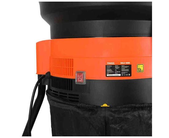 Садовый измельчитель SEQUOIA для листьев SELS1800, 1.8 кВт, до 208 л/мин, 8000об/мин (SELS1800), изображение 5