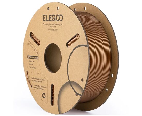 Пластик для 3D-принтера ELEGOO PLA 1кг, 1.75мм, bronze (50.203.0465)