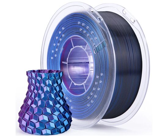 Пластик для 3D-принтера ELEGOO PLA Silk 1кг, 1.75мм, blue purple black (50.203.0336)