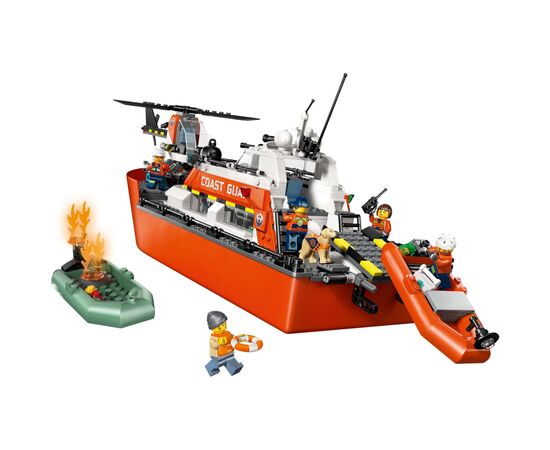 Конструктор LEGO City Спасательный катер и вертолет береговой охраны (60504), изображение 3