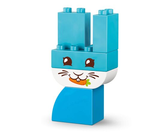 Конструктор LEGO DUPLO My First Очаровательные творческие домашние питомцы 3 в 1 (10477-), изображение 4