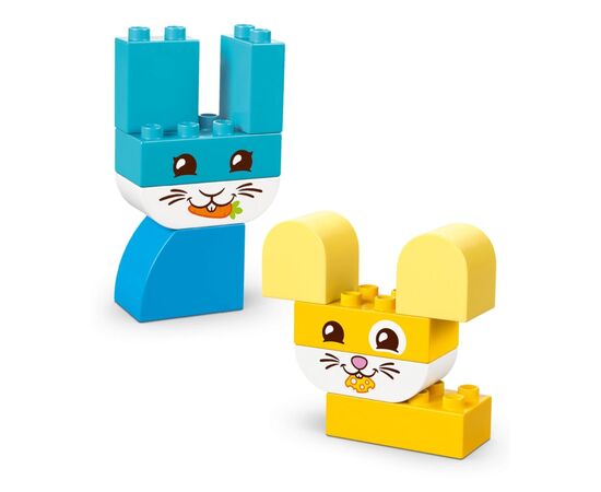 Конструктор LEGO DUPLO My First Очаровательные творческие домашние питомцы 3 в 1 (10477-), изображение 7