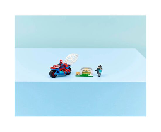 Конструктор LEGO Spidey Паук на мотоцикле против Носорога (11206), изображение 12
