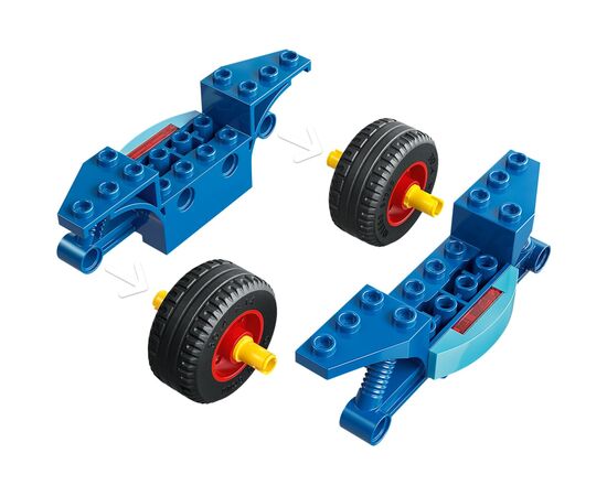 Конструктор LEGO Spidey Паук на мотоцикле против Носорога (11206), изображение 6