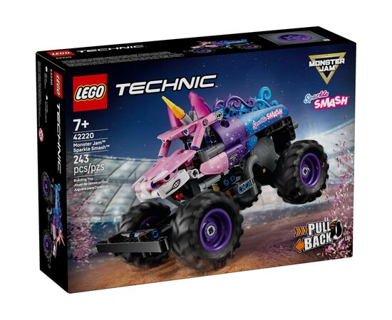 Конструктор LEGO Technic Monster Jam Sparkle Smash с функцией «Pull-Back» (42220)