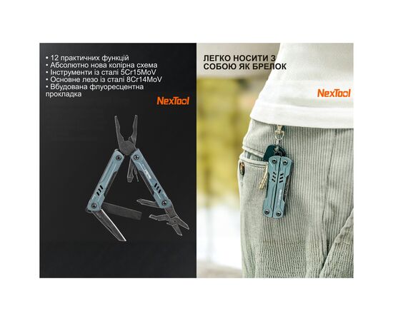 Мультитул NexTool Mini Sailor S11 Pro NE20382A (NE20382A), изображение 6