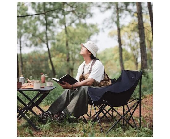 Стул складной Naturehike Stellaluna T01 CNH23JU13002, L, чорний (6975641889038), изображение 5