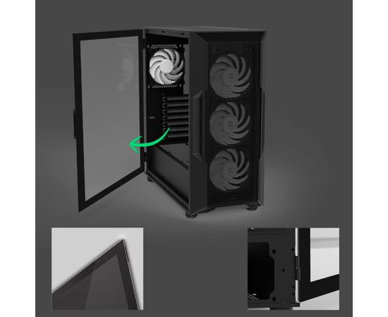 Корпус для ПК Zalman I3NEOV2BLACK, изображение 5