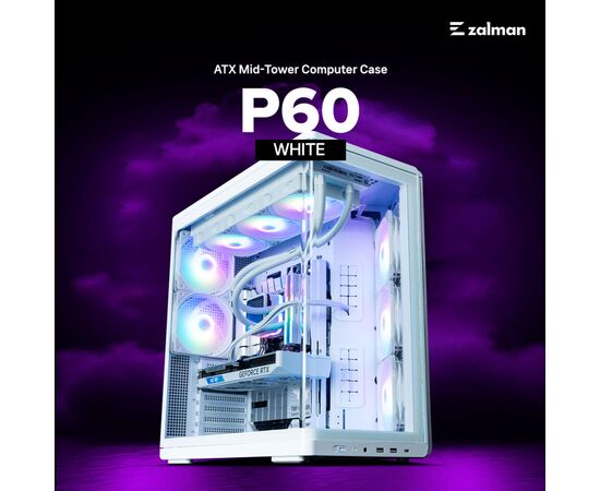 Корпус для ПК Zalman P60WHITE, изображение 2
