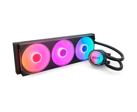Система жидкостного охлаждения NZXT Kraken Core 360 Black with RGB fans Single Fra (RL-KR36C-B1)