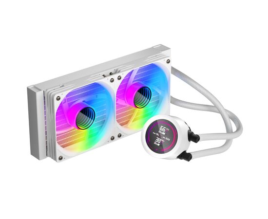 Система жидкостного охлаждения 1stPlayer TS4-240-WH, изображение 2