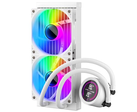 Система жидкостного охлаждения 1stPlayer TS4-240-WH, изображение 5